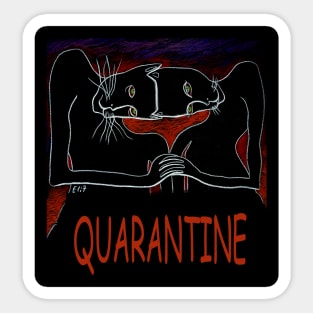 UNDER QUARANTINE Sticker